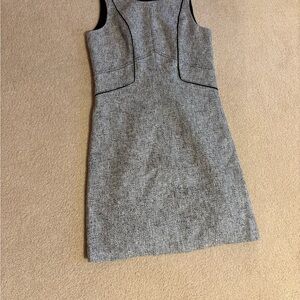 White House Black Market Gray and Black Mini Dress